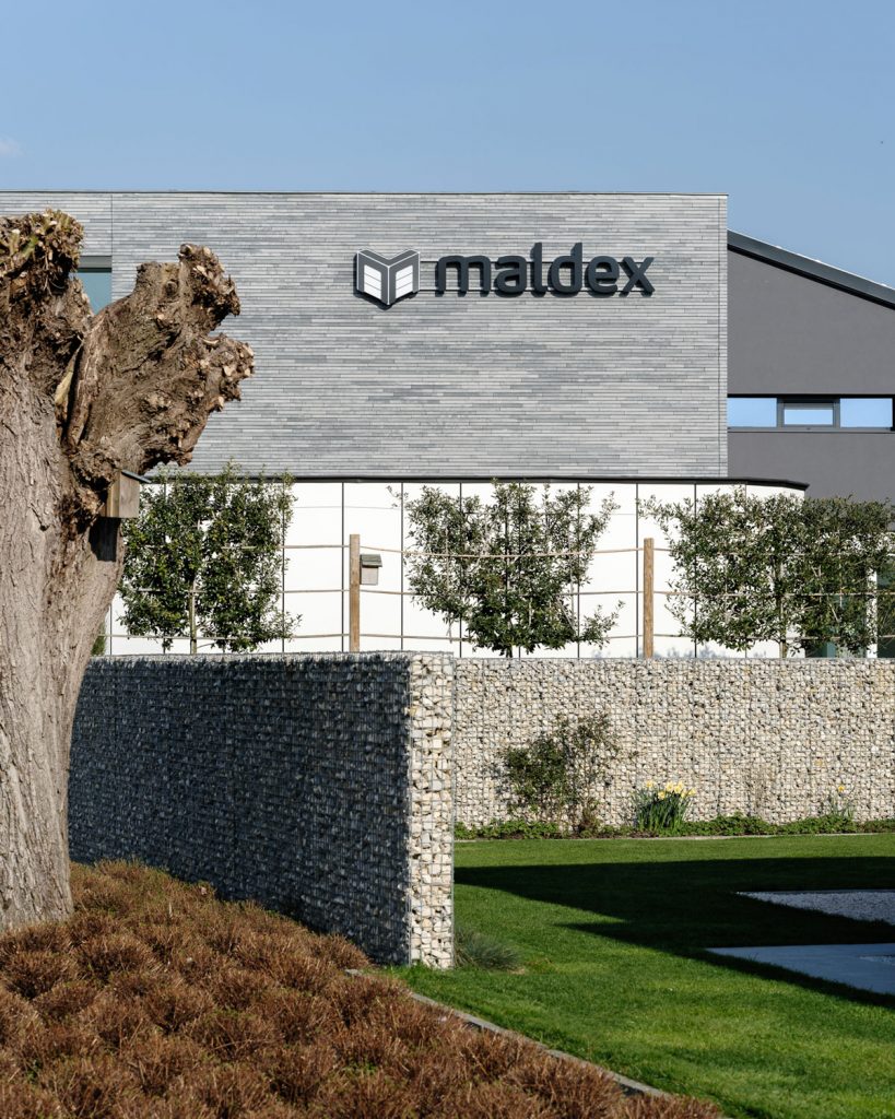 Maldex bedrijfsgebouw gevel